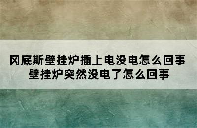 冈底斯壁挂炉插上电没电怎么回事 壁挂炉突然没电了怎么回事